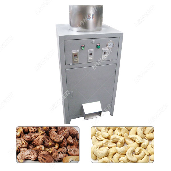 Máquina de Descascamento de Castanha de Caju Semiautomática 100 kg/h