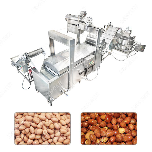 Linha de Máquinas Automáticas para Fritura de Amendoim de 400 kg/h.jpg