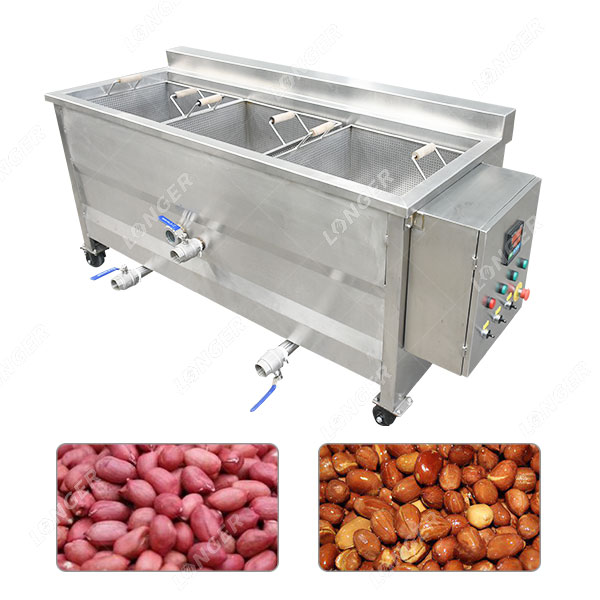 Preço da pequena máquina semiautomática para fritar amendoim.jpg