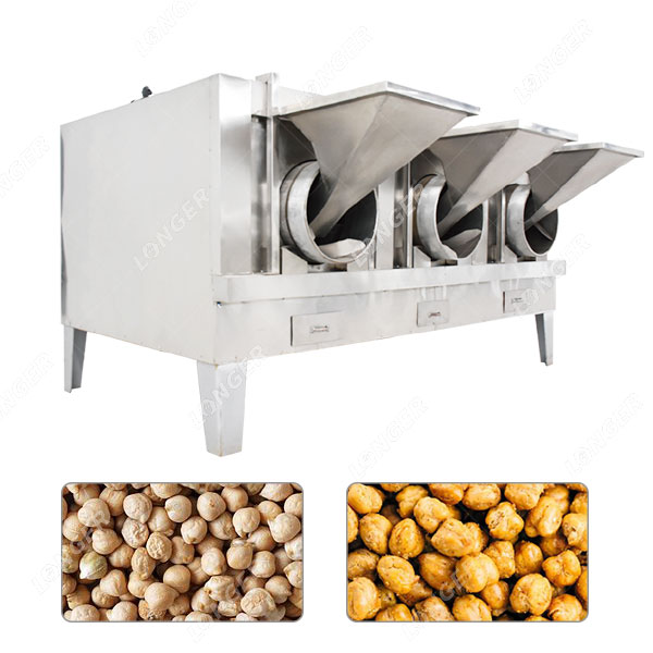 Equipamento elétrico para assar grão-de-bico picante