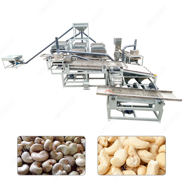 Preço da Máquina de Corte de Castanha de Caju Totalmente Automática 500 kg/h