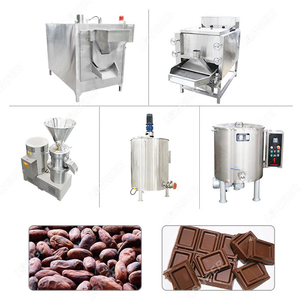 Máquina de fazer chocolate e cacau para pequenas empresas