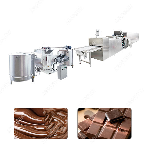 Linha de produção automática de chocolate de 100 kg - preço de fábrica 