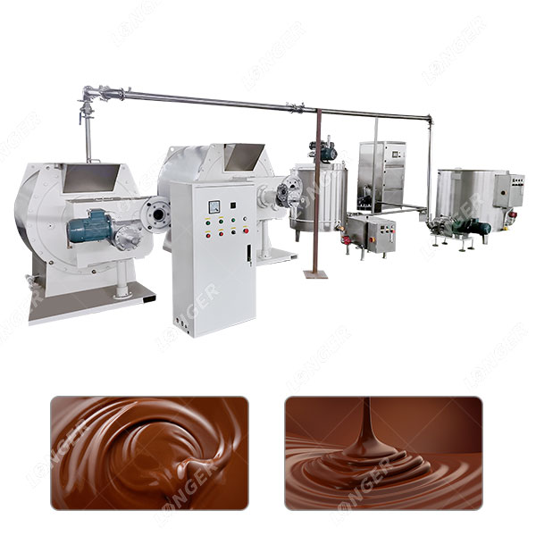 Fabricante de máquinas de refino de conchas de chocolate série LG-CJM