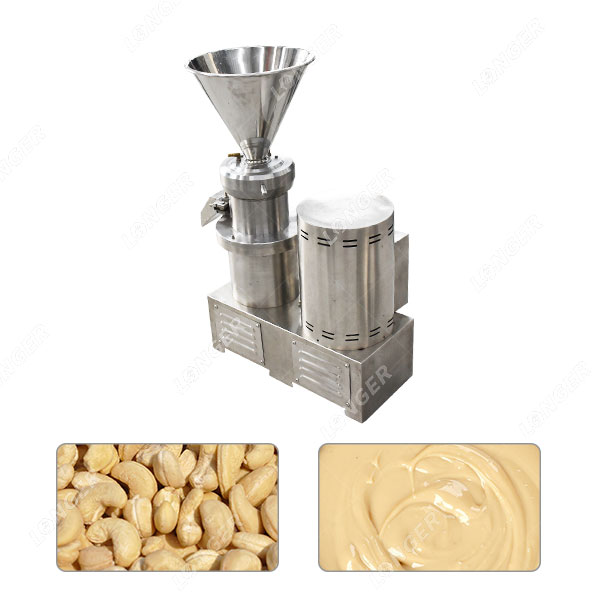 Fornecedor de máquina moedora de manteiga de castanha de caju na China