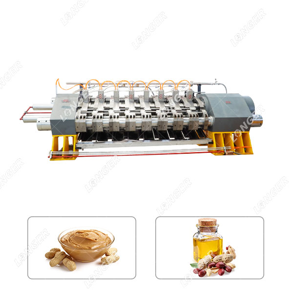 Máquina automática de prensagem de óleo de amendoim e nozes de 8 cilindros