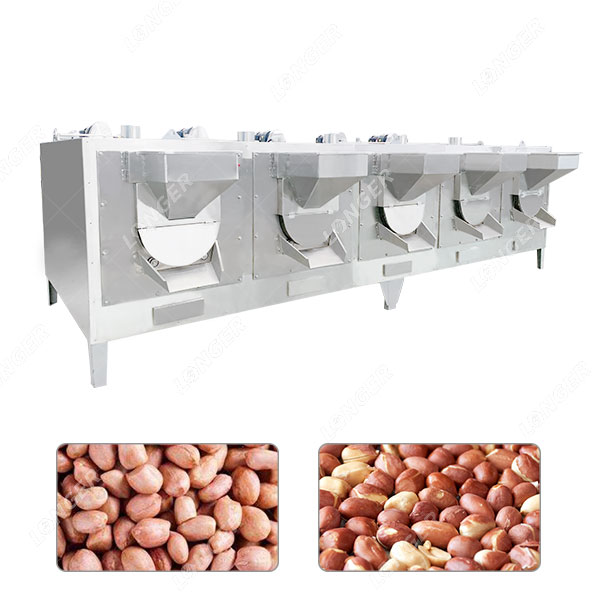 Preço de fábrica da máquina de torrefação de amendoim com 5 gaiolas.jpg