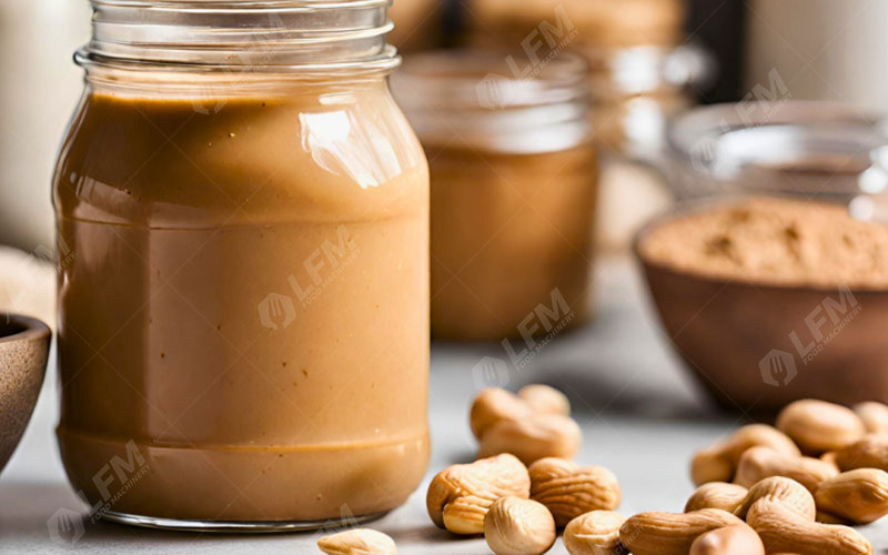 Como a manteiga de amendoim é feita em uma fábrica.jpg
