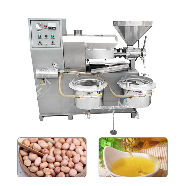 Máquina de extração de óleo de amendoim com parafuso para uso industrial